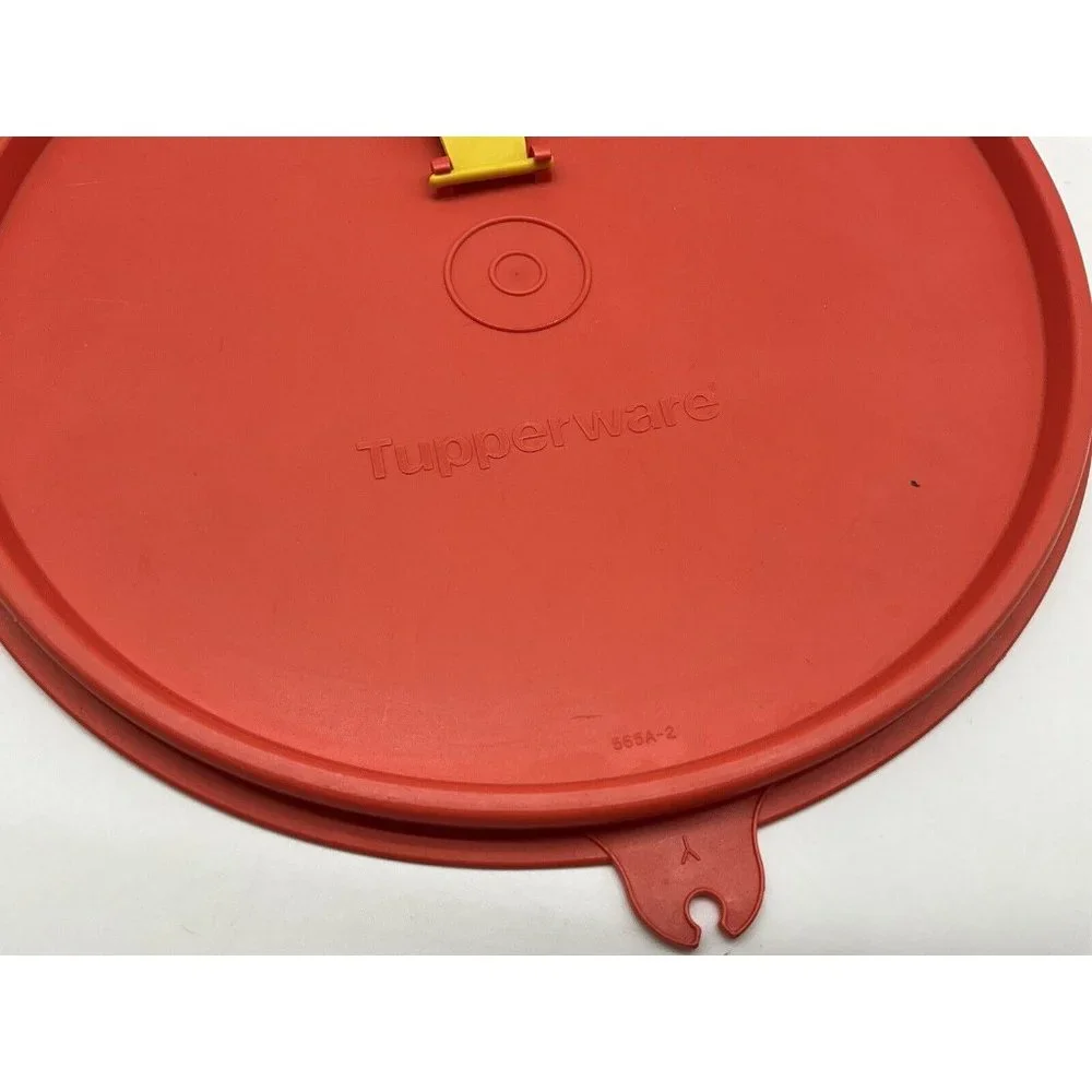 Tupperware Vintage Jumbo Beverage Dispenser 254-7 Plus Lid 595-2 &Hanging Holder